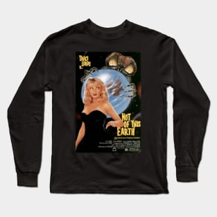 Classic Sci-Fi Movie Poster - Not of This Earth Long Sleeve T-Shirt